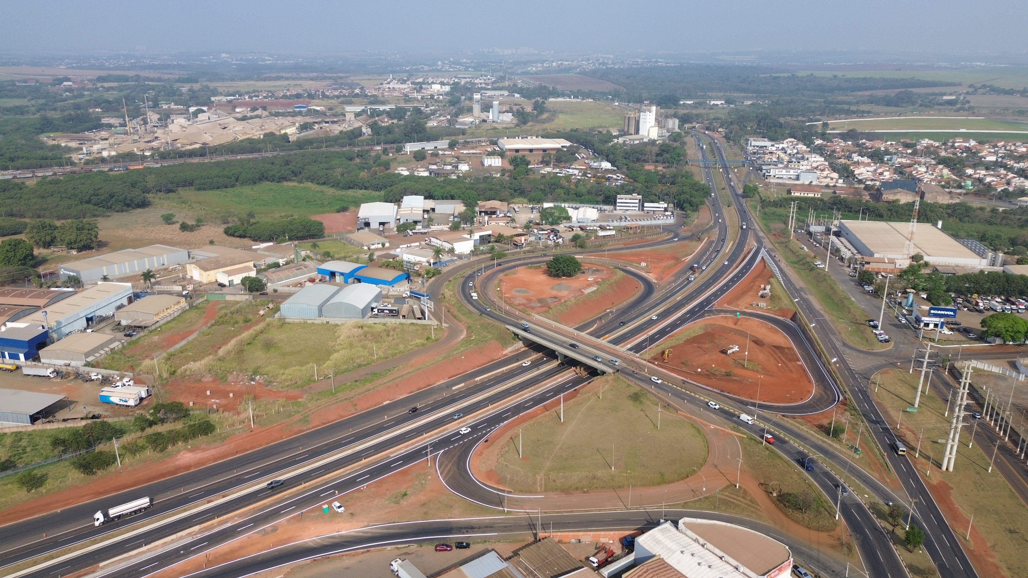 Trevo do Laranjão, em Paulínia, terá interdições para obras nesta sexta-feira (5/6)